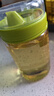 茶花（CHAHUA）廚房玻璃油壺調味罐油罐醋瓶醬油瓶帶防塵蓋防漏油瓶 綠色 倒油壺 550ml 曬單實(shí)拍圖