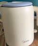 美的（Midea）電熱水壺米色燒水壺便攜式燒水杯差旅春游 0.6L智能斷電304食品級不銹鋼迷你便攜小容量SH06X6-103 曬單實(shí)拍圖