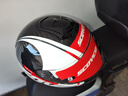 賽羽（SCOYCO）摩托車(chē)騎行頭盔碳纖維巡航拉力盔3C認證男女風(fēng)刃【黑白紅】新款 曬單實(shí)拍圖