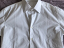 G2000【易打理】G2000男裝2025春夏商場(chǎng)同款棉質(zhì)混紡親膚正裝長(cháng)袖襯衫 白色-時(shí)尚剪裁-免燙抗皺 M 5E /170 （胸圍107/腰圍102） 曬單實(shí)拍圖