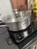 蘇泊爾精致不銹鋼復底清湯火鍋28cm 磁爐通用火鍋鍋具ET28AAS05 曬單實(shí)拍圖