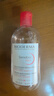 貝德瑪（BIODERMA）粉水敏感肌洗卸溫和不傷膚凈澈毛孔污垢卸妝水水潤清爽250ml 曬單實(shí)拍圖