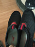 回力網(wǎng)鞋男夏季透氣網(wǎng)面鞋輕便一腳蹬大碼運動(dòng)休閑鞋子男網(wǎng)布懶人男鞋 全黑WXY6110 42 曬單實(shí)拍圖