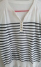 NY-RCE黑白條紋短袖T恤女2026夏季新款超火顯瘦港風(fēng)寬松冰絲針織短款 白色條紋 XL 曬單實(shí)拍圖