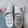 潔麗雅浴室拖鞋男士夏季洗澡鏤空速干室內家用衛生間防滑防臭漏水涼拖男 白色 【潮流拼色 漏水速干】 42-43 【適合41-42】 曬單實(shí)拍圖