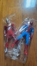 【藝莫同款】按壓旋轉迪迦蜘蛛俠關(guān)節可動(dòng)公仔玩具 兩只裝迪迦+蜘蛛俠 曬單實(shí)拍圖