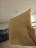 京東京造棉花糖抱枕 超柔棉棉絨沙發(fā)床頭客廳辦公室腰靠枕墊 黃色45x45cm 曬單實(shí)拍圖
