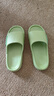 2026新款高級感涼拖鞋居家浴室洗澡防滑防臭拖鞋女夏季外穿不臭腳 綠色 40-41 曬單實(shí)拍圖