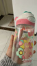 contigo康迪克塑料杯男女學(xué)生運動(dòng)水杯龍口鎖扣杯 草莓棉花糖450ml 曬單實(shí)拍圖