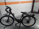 蘭令 旅行車(chē)禧瑪諾變速男女成人長(cháng)途騎行越野山地自行車(chē)通勤上班騎行 消光黑【鋁車(chē)架+鋁前叉+鋁貨架+鋁筐拖】 【700C*38C】-27.5英寸 27速【禧瑪諾變速+升級油剎】 曬單實(shí)拍圖