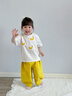 幼歌（YOUGE）夏季新品嬰幼兒撞色卡通水果圓領(lǐng)短袖百搭T 快樂(lè )香蕉 （66-80肩開(kāi)扣） 90 cm 曬單實(shí)拍圖