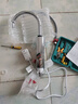 奧克斯（AUX）電熱水龍頭熱水器加熱水龍頭快速熱水變頻恒溫廚房下進(jìn)水 【大屏數顯】電鍍銀+漏保插頭+萬(wàn)向噴頭 曬單實(shí)拍圖