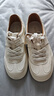 森達德訓鞋女2026春新純色經(jīng)典休閑小白板鞋ZTK17AM6 米白 38 曬單實(shí)拍圖