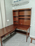 中偉實(shí)木轉角書(shū)桌書(shū)架一體學(xué)生家用書(shū)柜組合學(xué)習桌臥室L型拐角桌-1.6. 曬單實(shí)拍圖