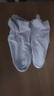 全棉時(shí)代兒童襪子7A抗菌嬰幼兒寶寶純棉中筒襪 咖藍白 14-16cm 曬單實(shí)拍圖