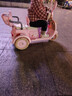 哈嘍貝比兒童電動(dòng)摩托車(chē)兒童摩托車(chē)3-6歲兒童電動(dòng)車(chē)玩具車(chē)可坐人兒童車(chē) 標配公主粉|6V4.5電瓶+單驅 曬單實(shí)拍圖