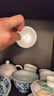 蘇氏陶瓷羊脂玉白瓷功夫茶杯小碗杯陶瓷品茗杯6個(gè)裝（簡(jiǎn)裝）J0929 曬單實(shí)拍圖