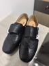 百麗（Belle）時(shí)光漫行復古英倫風(fēng)便士樂(lè )福鞋女26新款牛皮通勤單鞋B3078AM6預售 黑色 37 曬單實(shí)拍圖