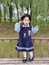 G.duck小黃鴨女童連衣裙春秋款2026新款學(xué)院風(fēng)兒童百褶裙子女寶寶公主裙 朱迪兔子警官 110 建議4~5歲【100-110cm】cm 曬單實(shí)拍圖