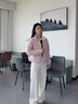 波司登（BOSIDENG）26春季輕薄羽絨服防風(fēng)鎖溫女士輕暖鵝絨短款外套B260135054 水晶粉1199 S 160/84A 體重約100-110斤 曬單實(shí)拍圖