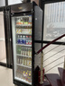 澳柯瑪（AUCMA）展示柜冷藏飲料柜單門(mén)商用立式冰柜保鮮冰箱風(fēng)冷超市便利店陳列柜啤酒水果柜一級能效 黑色 | 380升風(fēng)冷 新款窄燈箱 SC-380W 曬單實(shí)拍圖