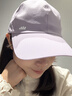 蕉下（beneunder）輕薄鴨舌帽棒球帽子男時(shí)尚運動(dòng)戶(hù)外防曬帽遮陽(yáng)帽女WR732紫 曬單實(shí)拍圖