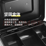 冰禹Bj211 手提帶鎖收銀箱 保險箱工具箱儲蓄盒 200鑰匙黑色20*16*9cm 曬單實(shí)拍圖