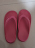 樸西居家室內女士涼拖防滑舒適一體成型浴室沙灘人字拖情侶拖鞋男士 樹(shù)莓色 本店爆款色 38-39 曬單實(shí)拍圖