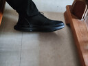 戈耐休閑鞋男士皮鞋男真皮透氣男鞋子男春夏季黑色商務(wù)時(shí)尚百搭運動(dòng)鞋 黑色 真牛皮+彈力鞋口 輕便軟底 42 (260mm) 曬單實(shí)拍圖