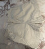優(yōu)衣庫女裝麻棉短褲/休閑褲子473696 01 乳白色 S /155/62A 曬單實(shí)拍圖