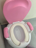 小哈倫兒童馬桶寶寶坐便器嬰幼兒尿盆小孩坐便器小便器雙軟墊小狗櫻擰粉 曬單實(shí)拍圖