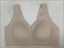 伊維斯（ENWEIS）【空氣內衣】無(wú)鋼圈抗菌文胸蕾絲背心固定杯墊舒適柔軟內衣女 膚色 (背心款) L /165(適合75D，80ABC） 曬單實(shí)拍圖
