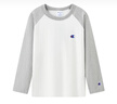 Champion冠軍男女童長(cháng)袖T恤2026春季新品大小童親子薄舒適插肩兒童上衣 曬單實(shí)拍圖