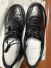 百麗質(zhì)感商務(wù)休閑皮鞋男牛皮通勤A(yíng)2323AM6 黑色-系帶 41 曬單實(shí)拍圖