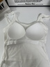 歐迪芬【免穿文胸含桑蠶絲】吊帶背心女打底內搭7A抗菌帶胸墊可外穿L 曬單實(shí)拍圖
