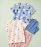優(yōu)衣庫嬰幼兒寶寶UT繪本合作系列快干睡衣/短袖起居服481807 63 天藍色 110 曬單實(shí)拍圖