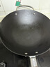 王源吉 手工鑄鐵鍋炒菜鍋老式生鐵無(wú)涂層不粘古法圓底炒鍋望江南32cm 曬單實(shí)拍圖