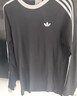 【95成新】阿迪達斯（adidas）三葉草系列 男 3S LS TEE 長(cháng)袖T恤 KE3546 黑色 M 曬單實(shí)拍圖
