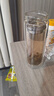 初構想雙層玻璃杯茶水分離水杯個(gè)人泡茶杯大容量男士喝水杯子帶茶隔茶杯 玻璃茶杯水晶杯蓋 400ml 曬單實(shí)拍圖