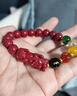 慈靈閣朱砂貔貅手鏈五路財神手串轉運珠男女款紫金砂水晶瑪瑙本命年禮物 曬單實(shí)拍圖