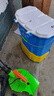 藍藝電動(dòng)施肥器50斤背負式哨子頭多功能喂魚(yú)投料神器大桶可調速 曬單實(shí)拍圖