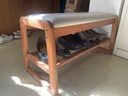 全品屋實(shí)木換鞋凳入戶(hù)門(mén)口高級感穿鞋凳家用進(jìn)門(mén)長(cháng)條凳加厚結實(shí)鞋柜櫻80 曬單實(shí)拍圖
