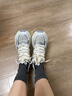 駱駝（CAMEL）[漫野]慢跑鞋男春夏網(wǎng)面透氣旅游防滑復古臟臟鞋運動(dòng)跑步鞋女 K25B097071，銀白色 ，女（臟臟版） 37 曬單實(shí)拍圖
