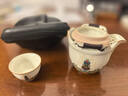 唐豐汝窯旅行茶具套裝戶(hù)外露營(yíng)便攜式茶壺茶杯茶具伴手禮 曬單實(shí)拍圖