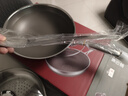 康巴赫第七代真鈦蜂窩炒鍋0氟涂層家用炒鍋不銹鋼不粘鍋炒菜鍋新品 3-4人（含鏟+蒸屜） 32cm 曬單實(shí)拍圖