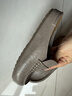 百麗（Belle）周雨彤同款海鷗吐司勃肯鞋女26新款商場(chǎng)外穿包頭拖鞋F5V1DBH6預售 灰色-皮面 40 曬單實(shí)拍圖