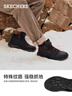 斯凱奇（Skechers）男鞋馬丁靴高幫保暖防寒雪地靴加絨男靴男士休閑鞋210788 全黑色/BBK 42 曬單實(shí)拍圖