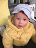 斑巴豆迪嬰兒帽子透氣防風(fēng)寶寶防曬帽新生兒小月齡遮陽(yáng)帽外出嬰幼兒漁夫帽 曬單實(shí)拍圖