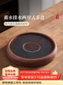 憶壺茶（YIHUTEA）茶盤(pán)家用小型輕奢仿烏金石茶臺瀝水儲水式圓形茶托茶海接水盤(pán) 曬單實(shí)拍圖