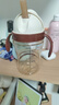 世喜兒童吸管杯直飲杯直飲奶瓶PPSU牛奶杯喝奶喝水1-3-6歲大寶寶水杯 曬單實(shí)拍圖